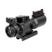4X32 Tri Illuminated Scope w/Fiber Optic Sight - Mil-Dot Reticle: *JTSFO432G-N 4X32 Tri Illuminated Scope w/Fiber Optic Sight - Mil-Dot Reticle: *JTSFO432G-N