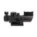 4X32 Tri Illuminated Scope w/Fiber Optic Sight - Mil-Dot Reticle: *JTSFO432G-N 4X32 Tri Illuminated Scope w/Fiber Optic Sight - Mil-Dot Reticle: *JTSFO432G-N