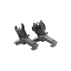 AR LOW PROFILE 45 DEGREE FRONT & REAR FLIP UP SIGHTS: *MT45FS AR LOW PROFILE 45 DEGREE FRONT & REAR FLIP UP SIGHTS: *MT45FS