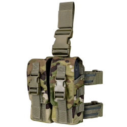 Drop Leg M4 Mag Pouch Multicam: MA65-008 Drop Leg M4 Mag Pouch Multicam: MA65-008